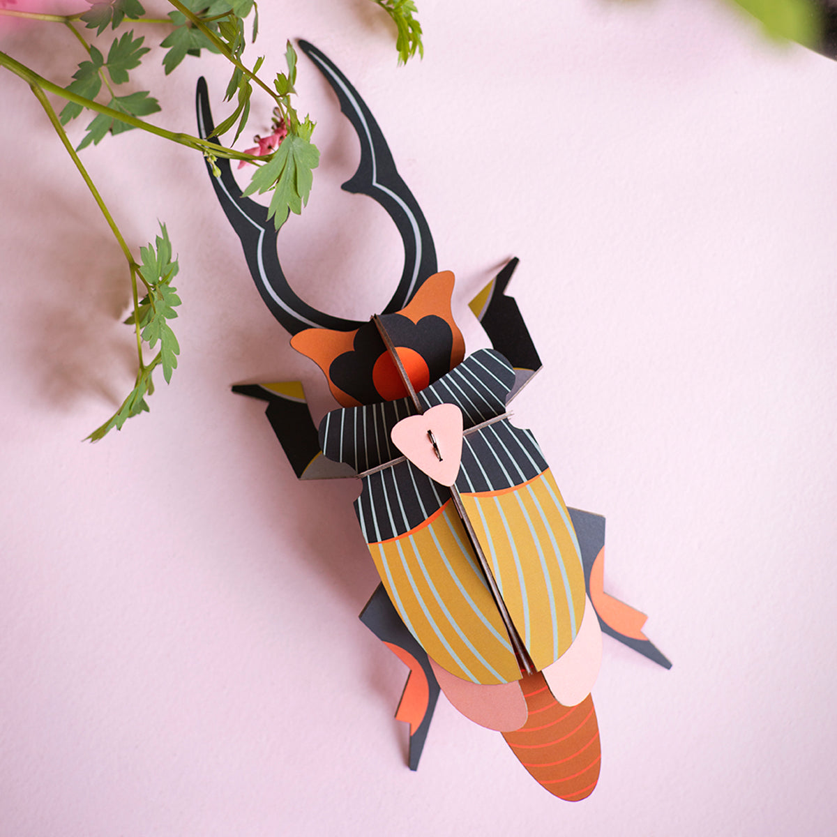 Wall Art Beetles (A4) Stag Beetle