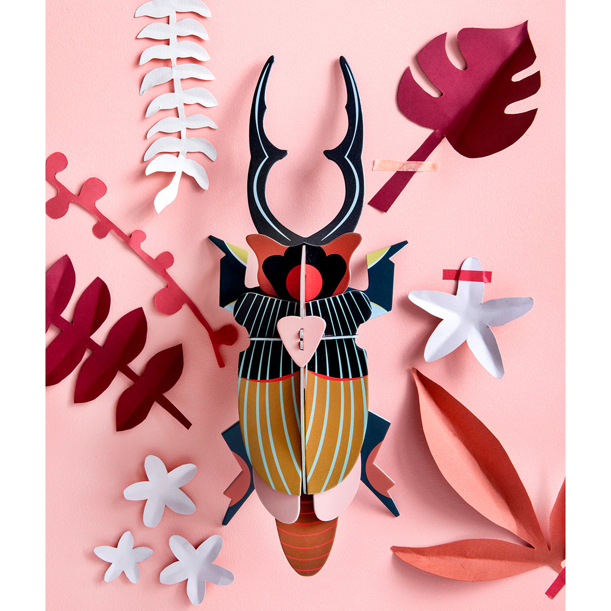 Wall Art Beetles (A4) Stag Beetle
