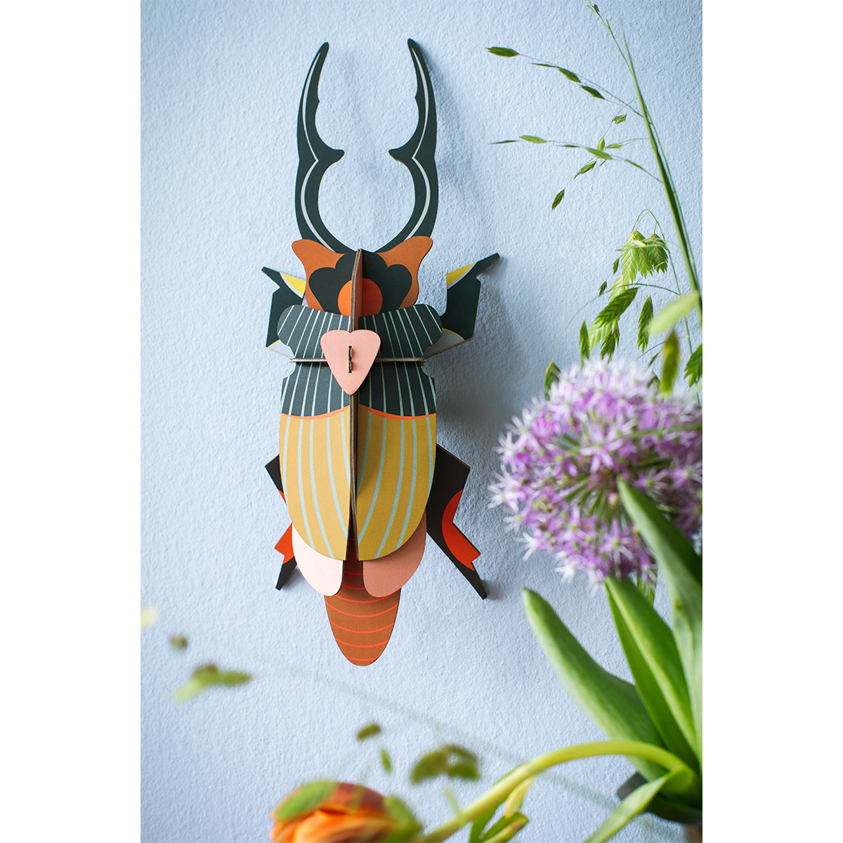 Wall Art Beetles (A4) Stag Beetle