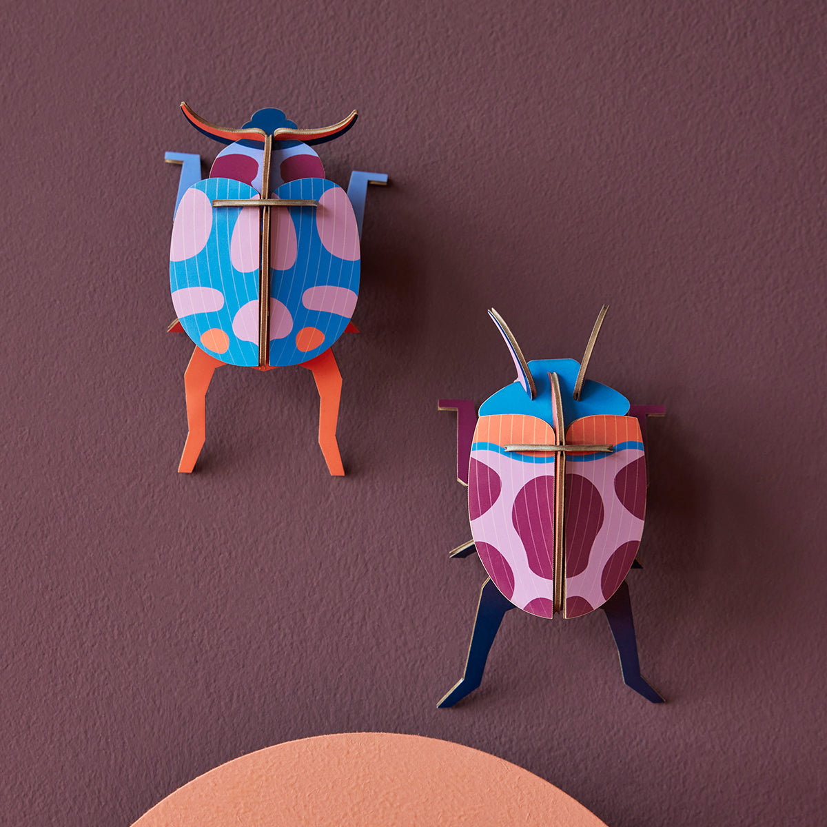 Wall Art Beetles (B7) Coccinelle Couple