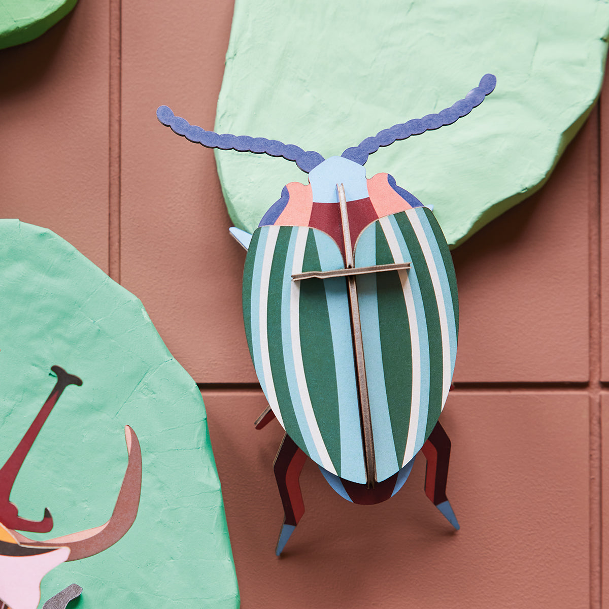 Wall Art Beetles (B7) Rainbow Leaf Beetle