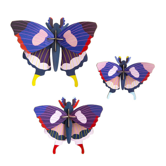 Wall Art Butterflies (A4) Set of 3 Swallowtail Butterfly