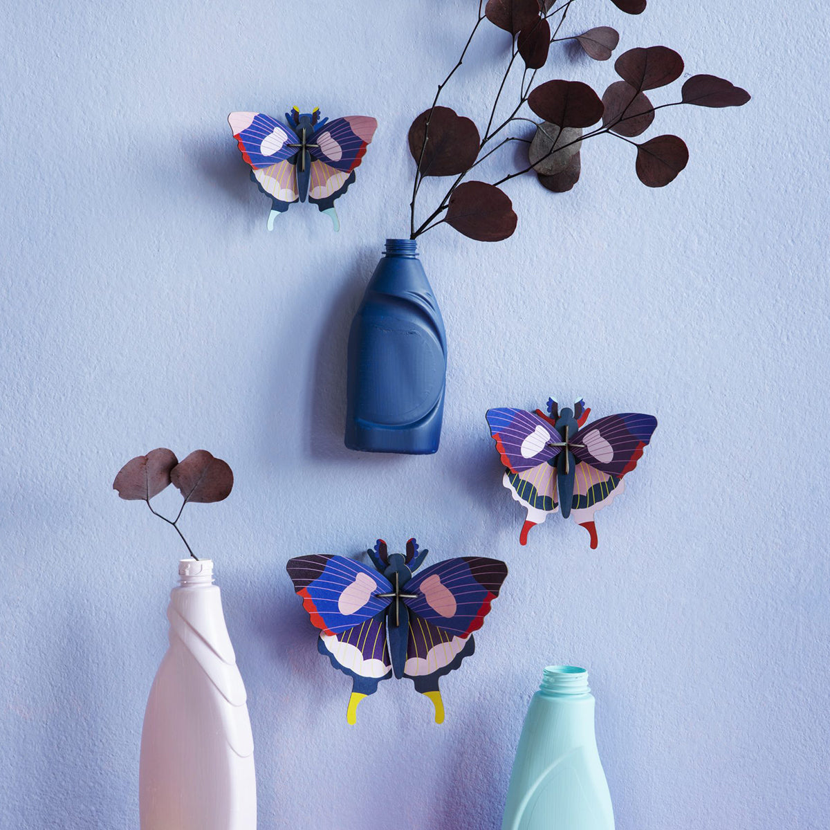 Wall Art Butterflies (A4) Set of 3 Swallowtail Butterfly