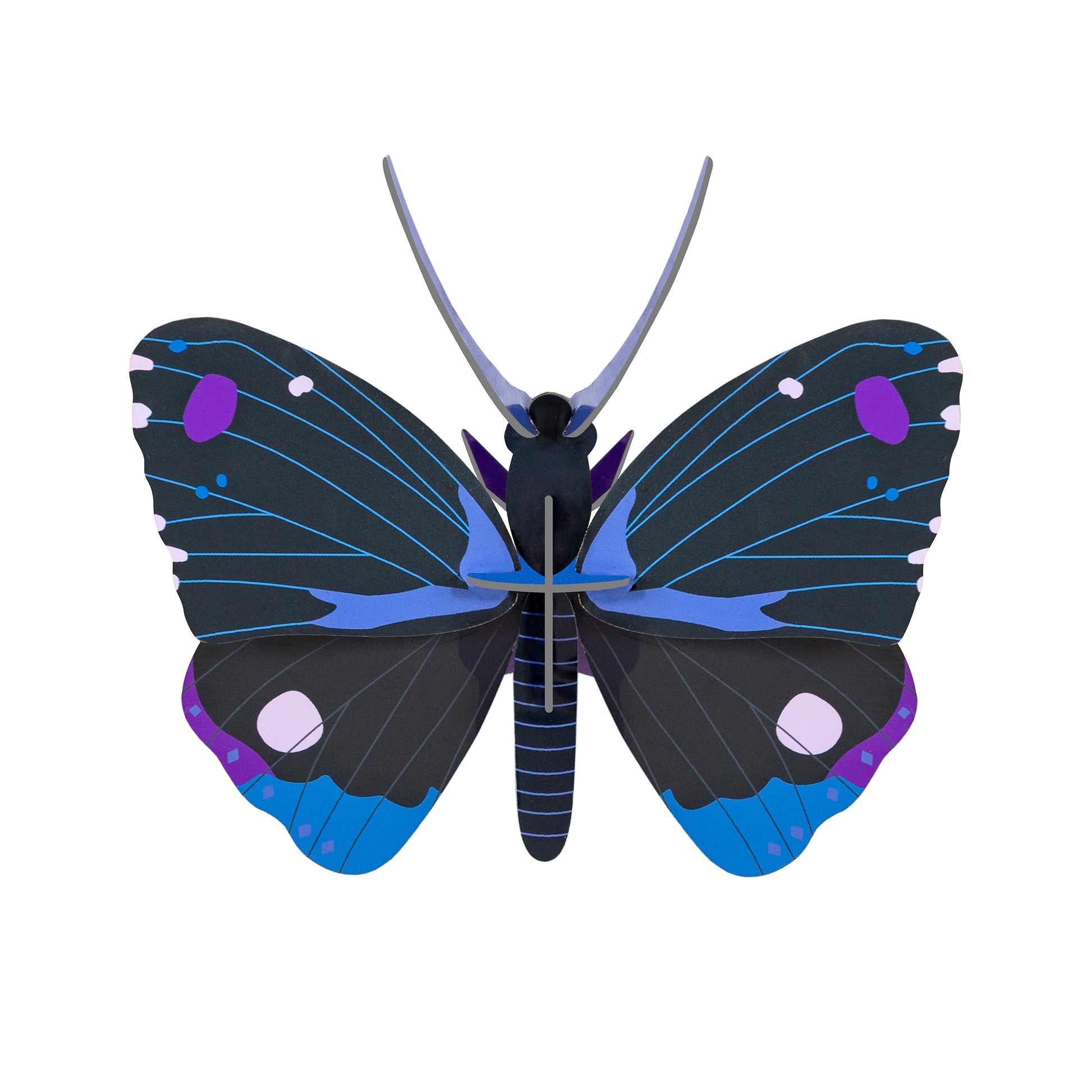 Studio Roof Wall Art Butterflies (B7) Blue Diadem