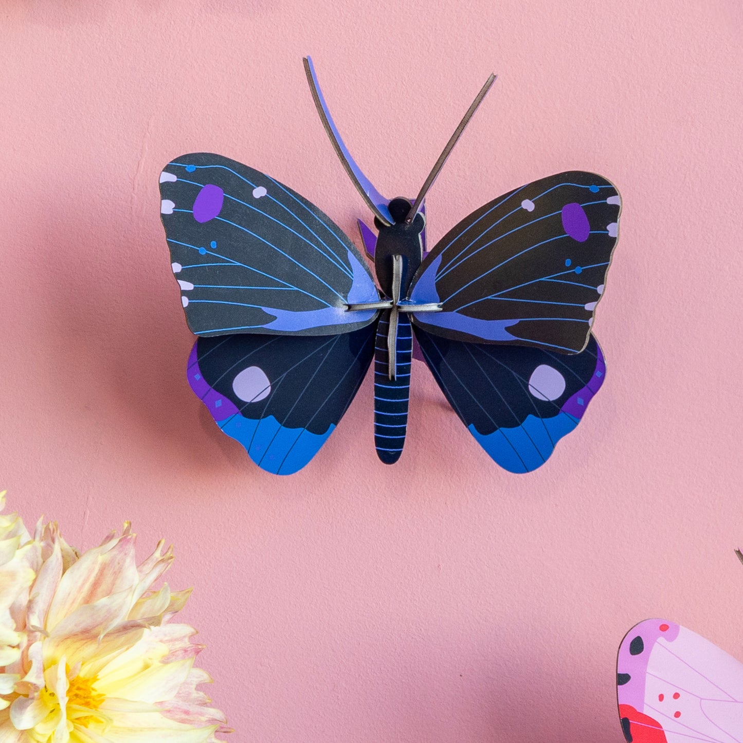 Studio Roof Wall Art Butterflies (B7) Blue Diadem