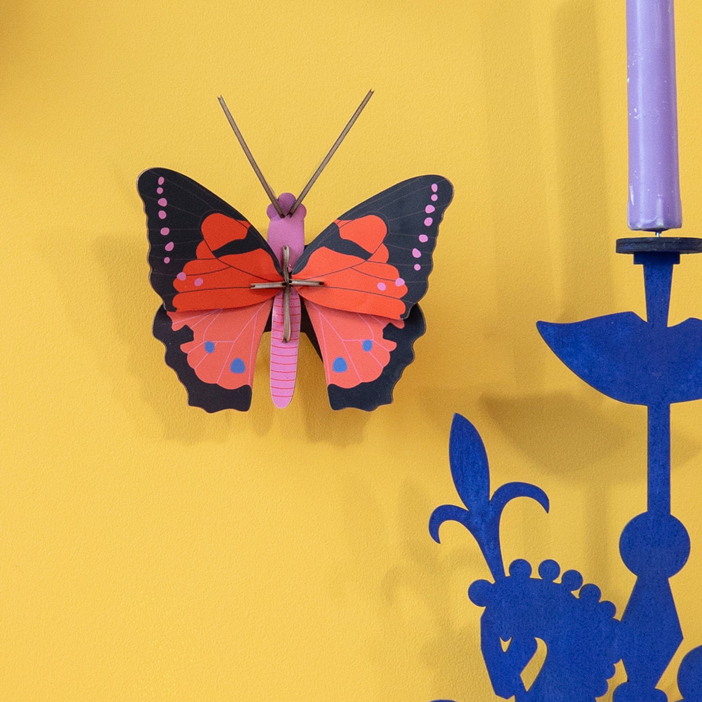 Studio Roof Wall Art Butterflies (B7) Large Fox