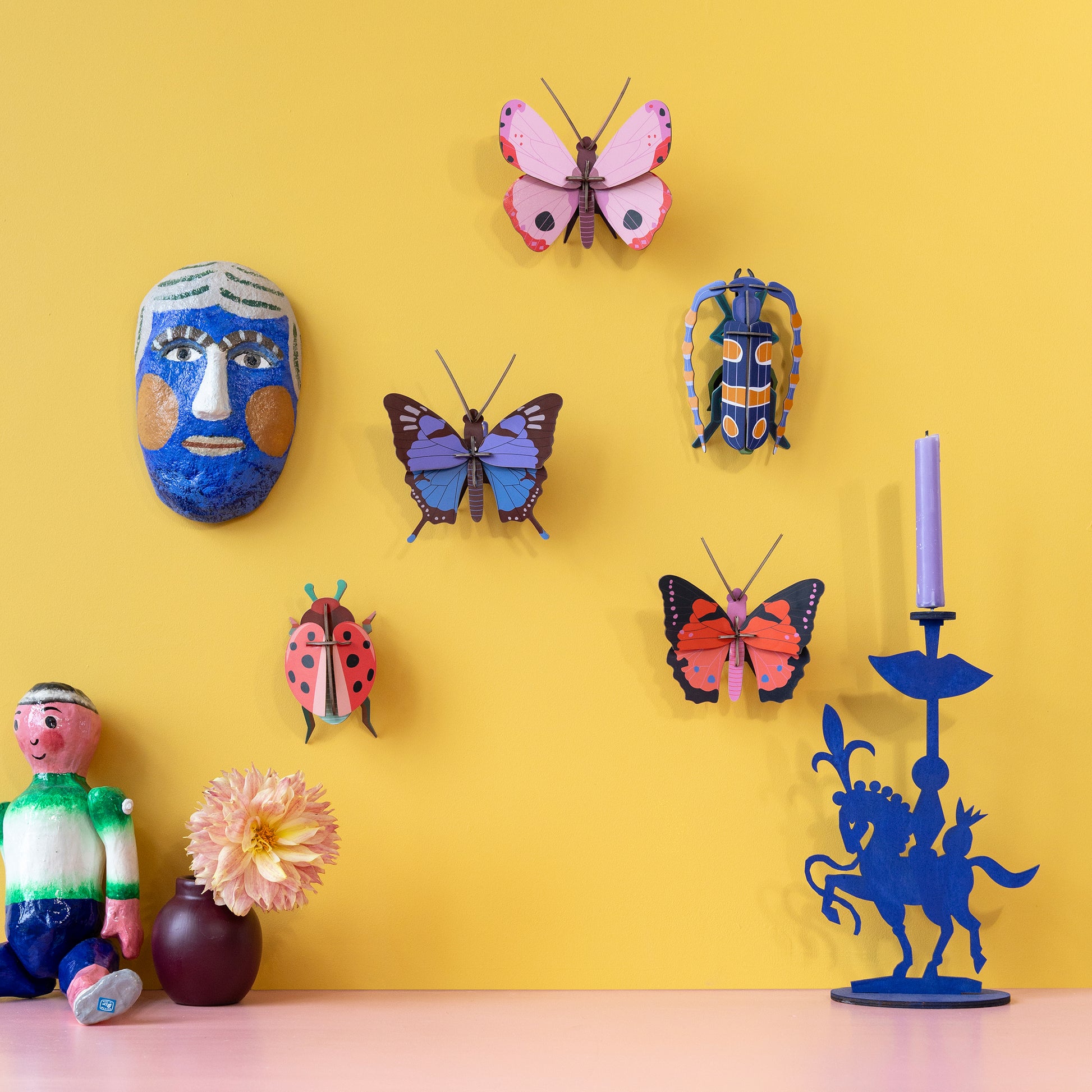 Studio Roof Wall Art Butterflies (B7) Large Fox