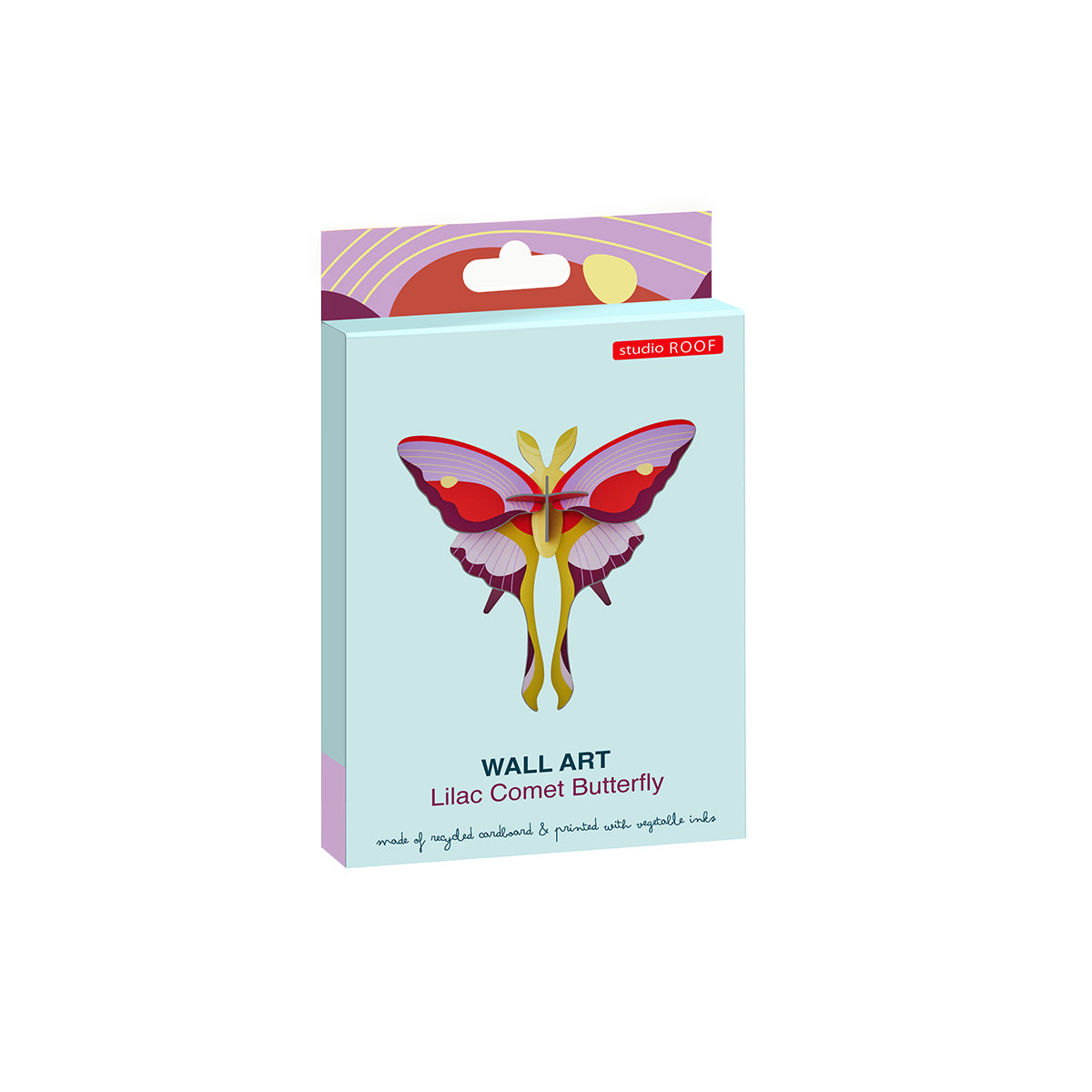 Studio Roof Wall Art Butterflies (B7) Lilac Comet Butterfly