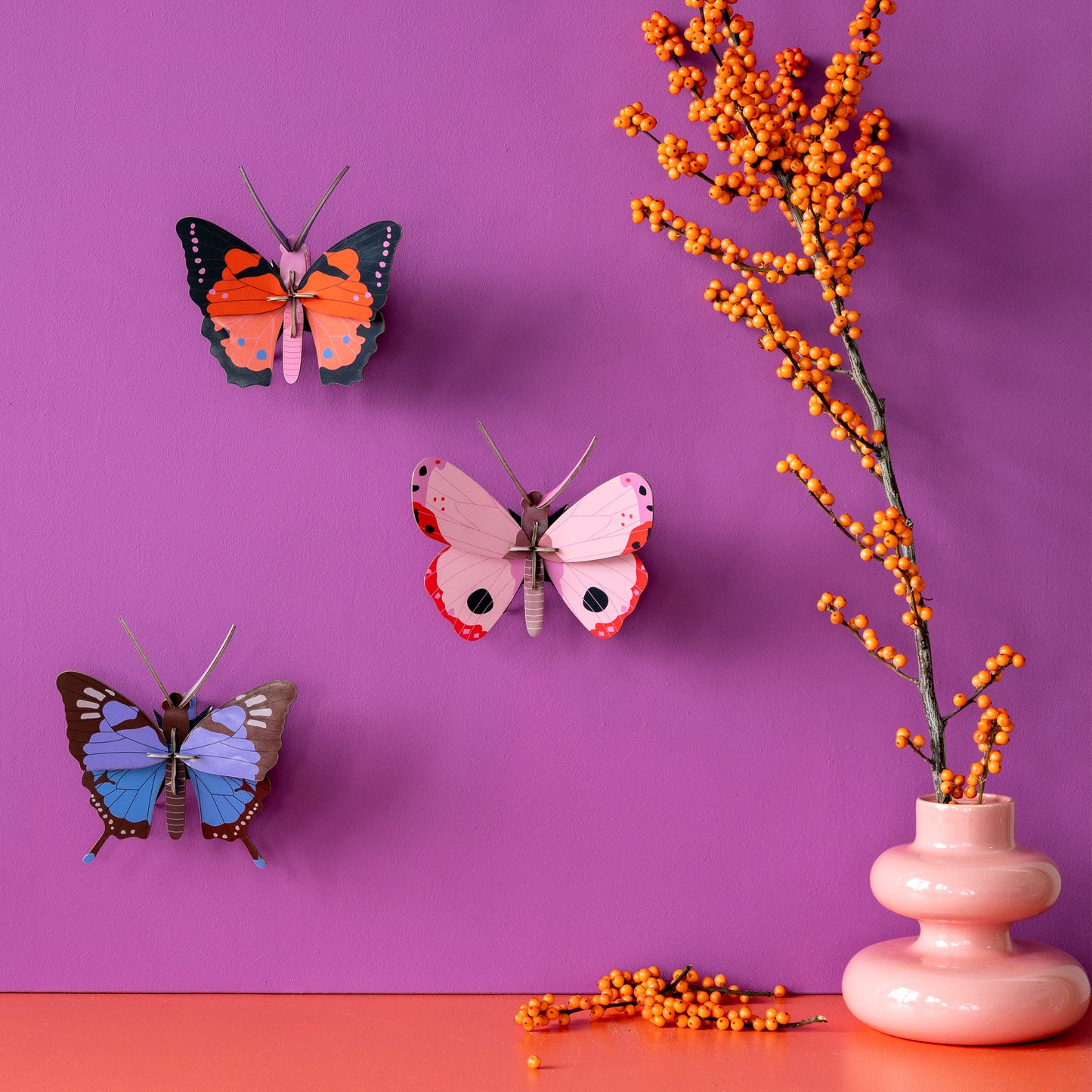 Studio Roof Wall Art Butterflies (B7) Rosora