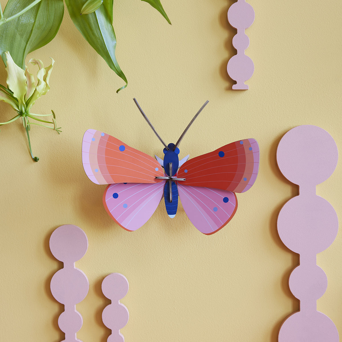 Wall Art Butterflies (B7) Speckled Copper Butterfly