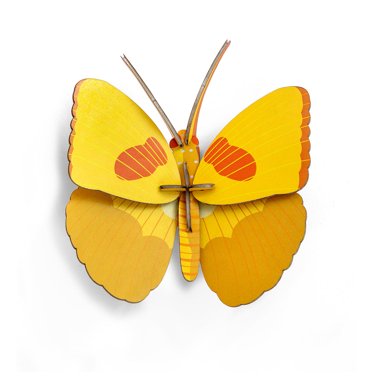 Wall Art Butterflies (B7) Yellow Butterfly