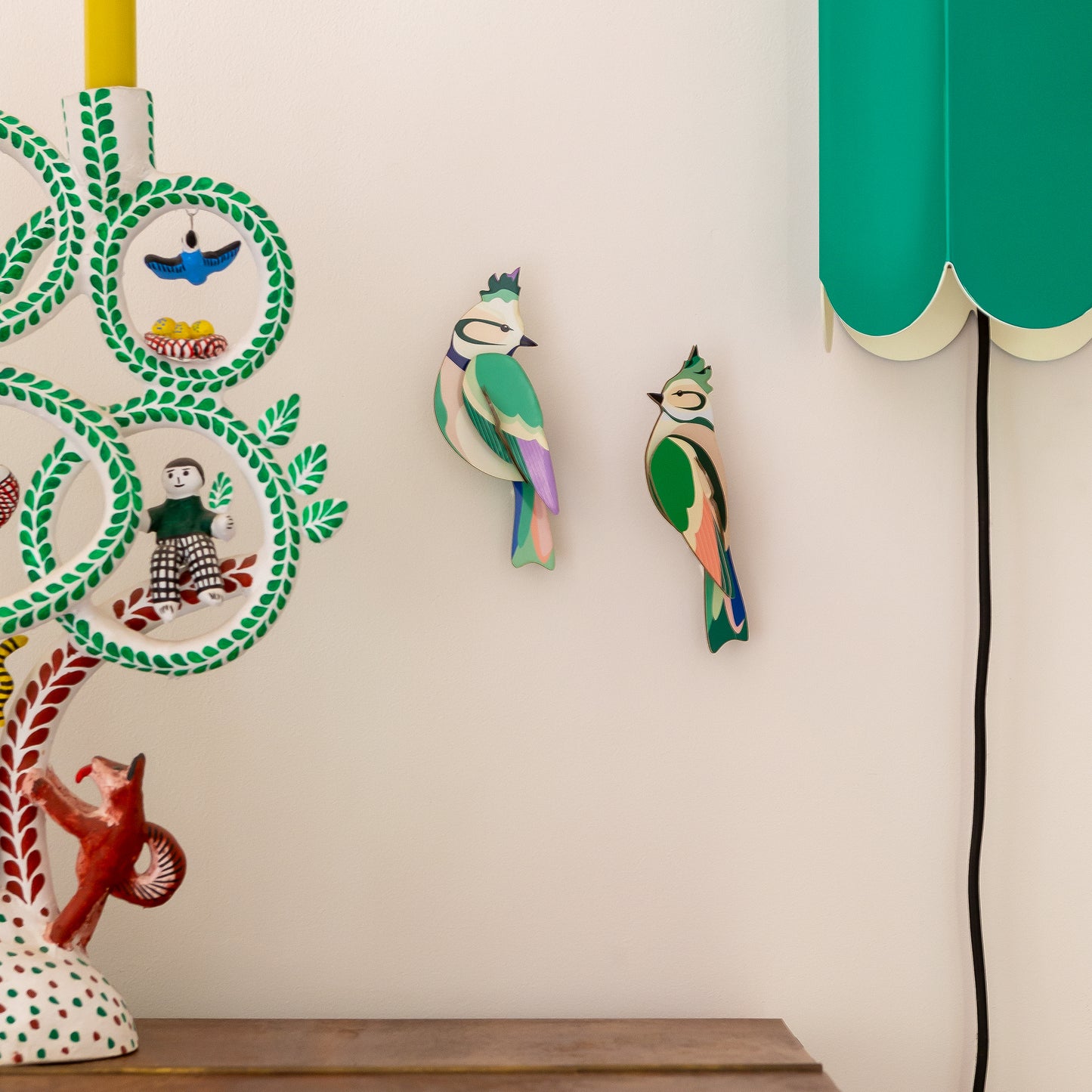 Studio Roof Wall Art Garden Birds (B6) Forest Crests