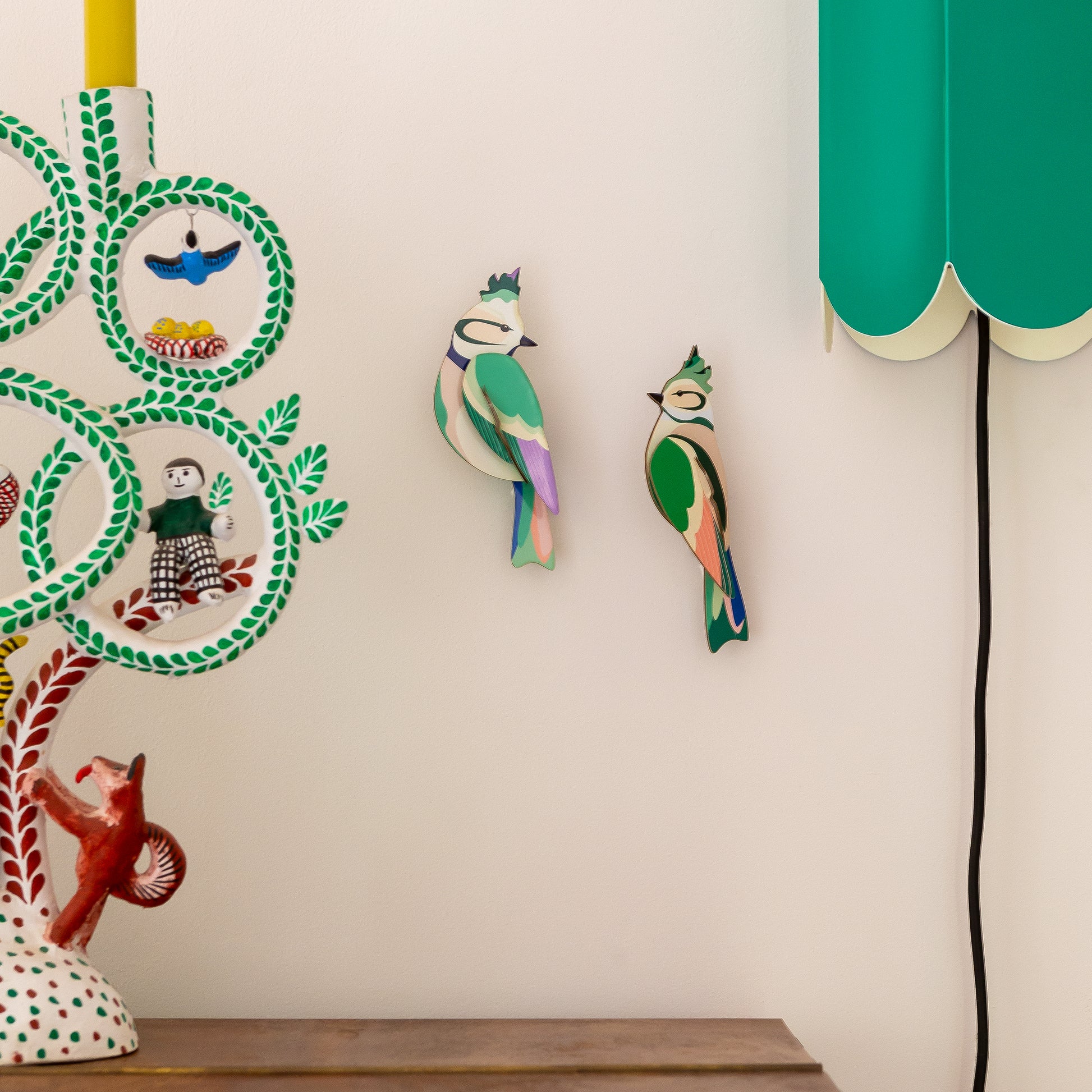 Studio Roof Wall Art Garden Birds (B6) Forest Crests