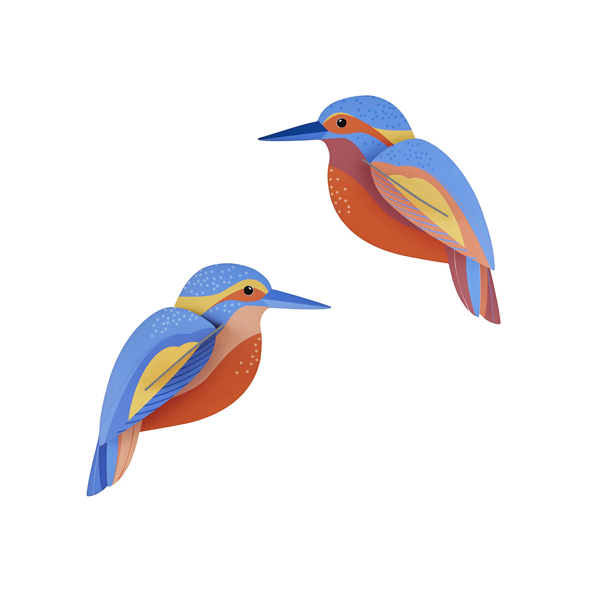 Wall Art Garden Birds (B6) Kingfishers