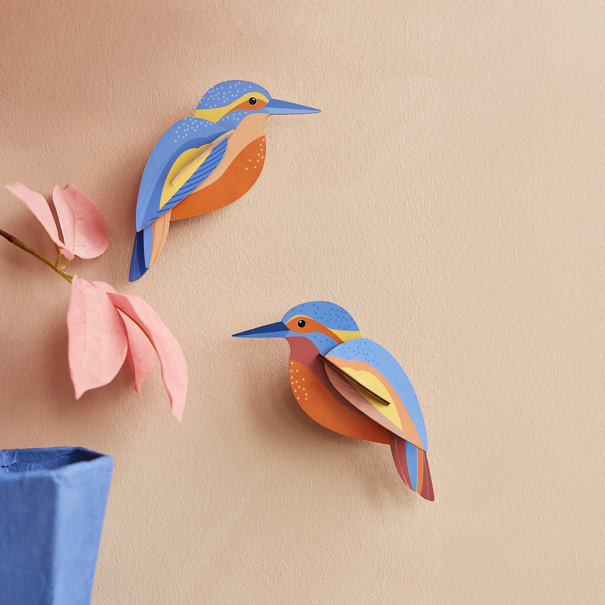 Wall Art Garden Birds (B6) Kingfishers