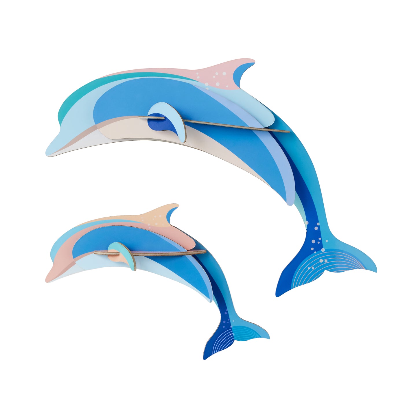 Studio Roof Wall Art Sea Creatures (A4) Dolphin Couple