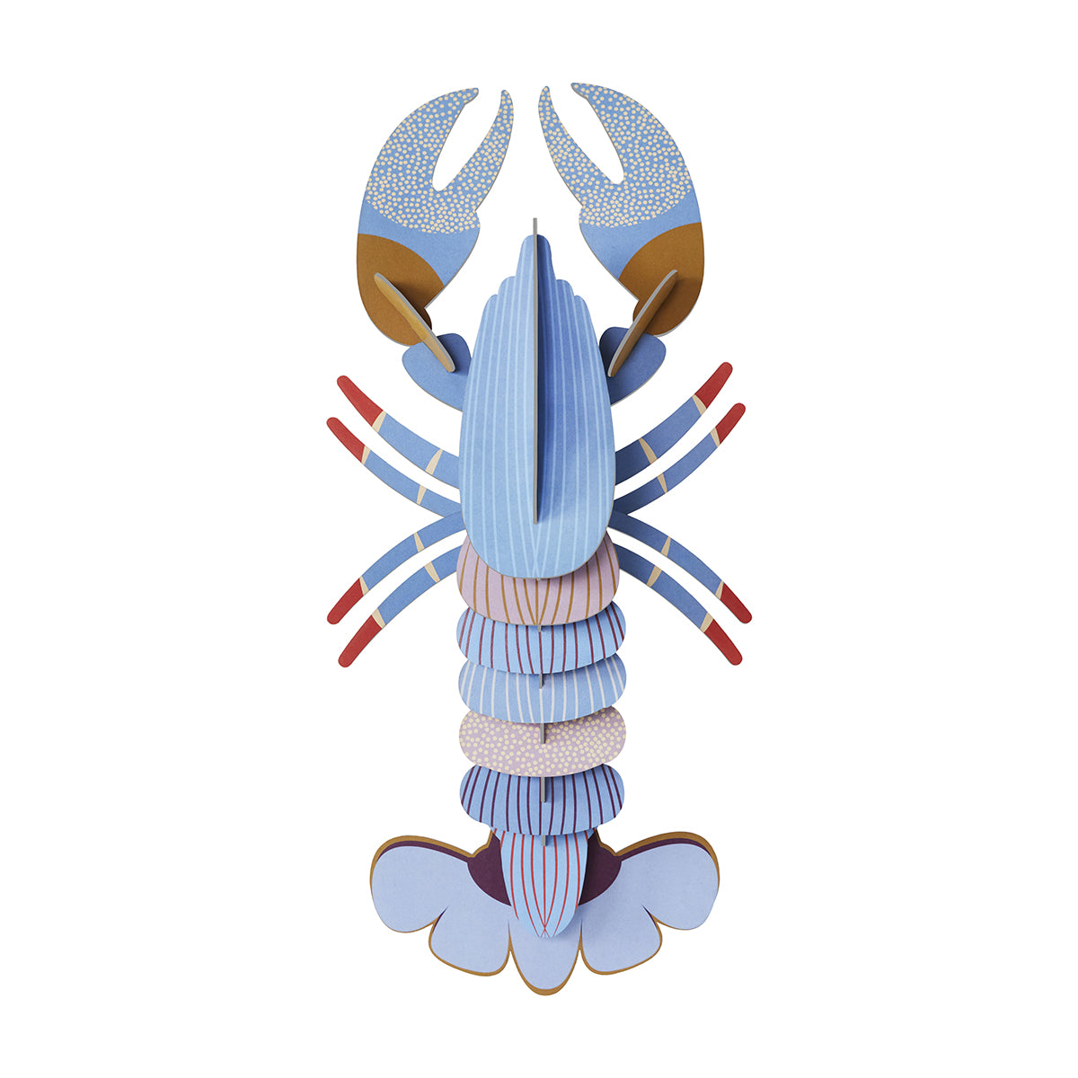 Studio Roof Wall Art Sea Creatures (A4) Lavender Lobster