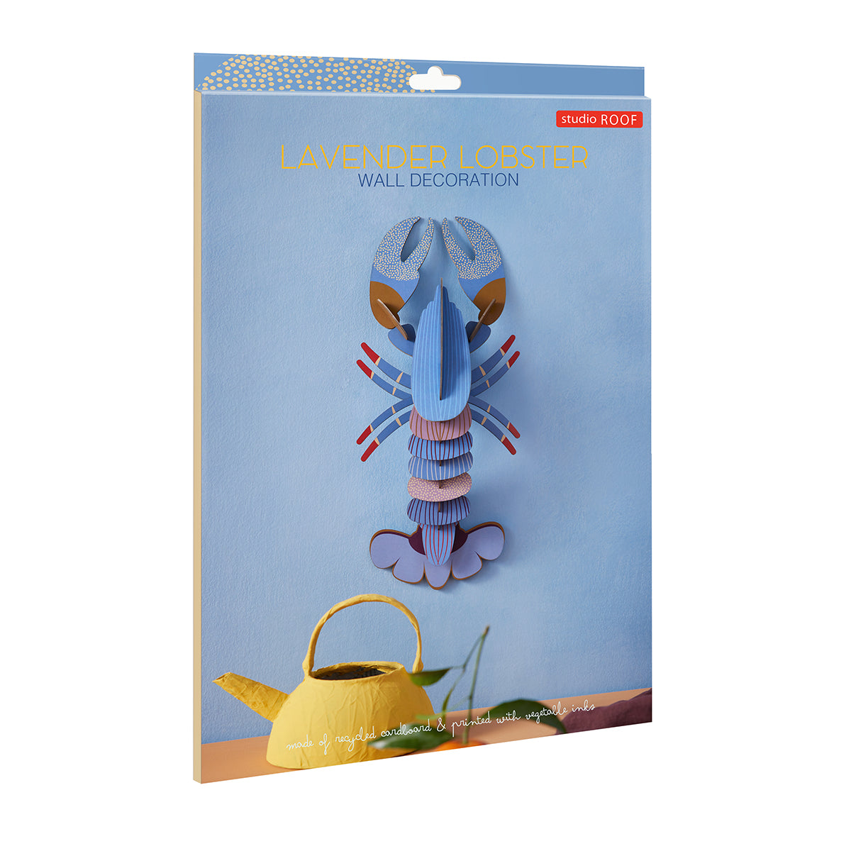 Studio Roof Wall Art Sea Creatures (A4) Lavender Lobster