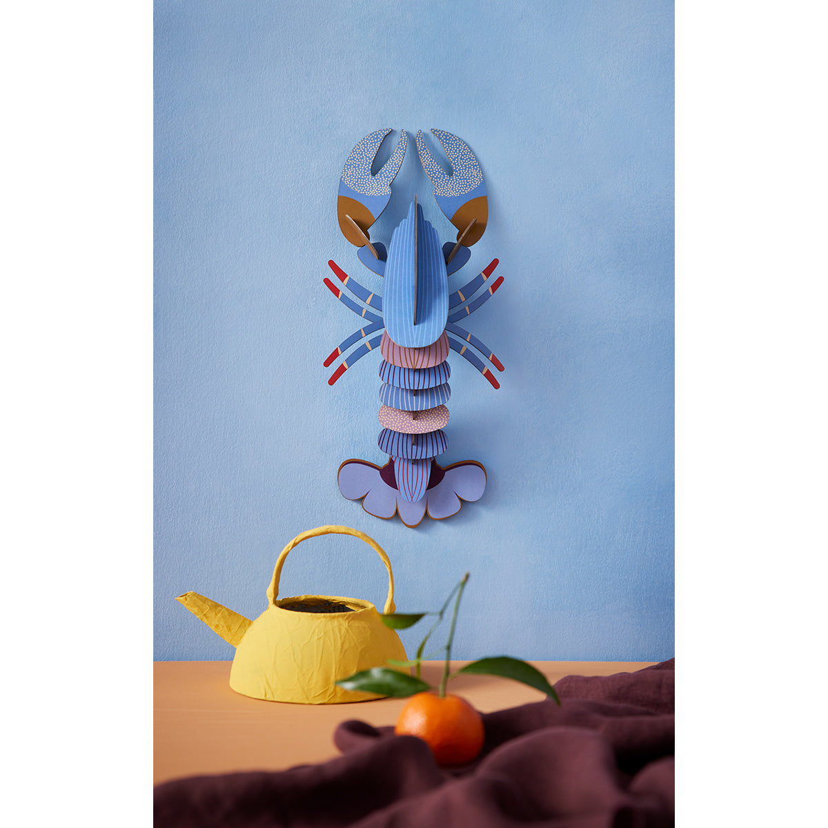 Studio Roof Wall Art Sea Creatures (A4) Lavender Lobster