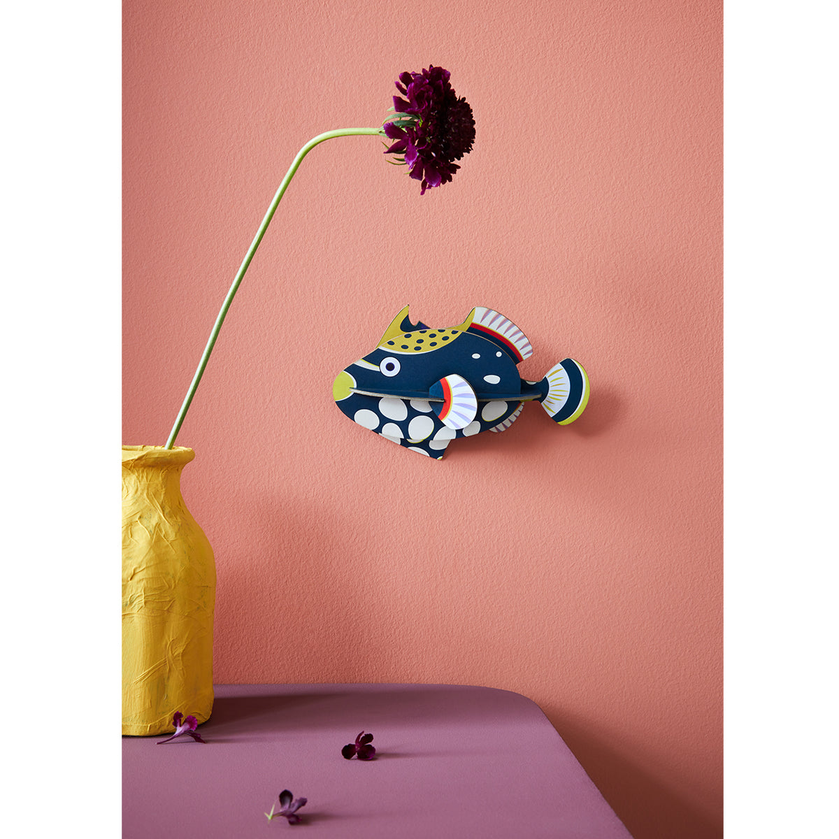 Wall Art Sea Creatures (B7) Clown Triggerfish