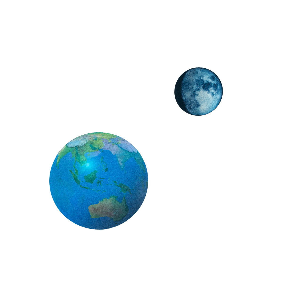 Animated Moon & Earth Magnets