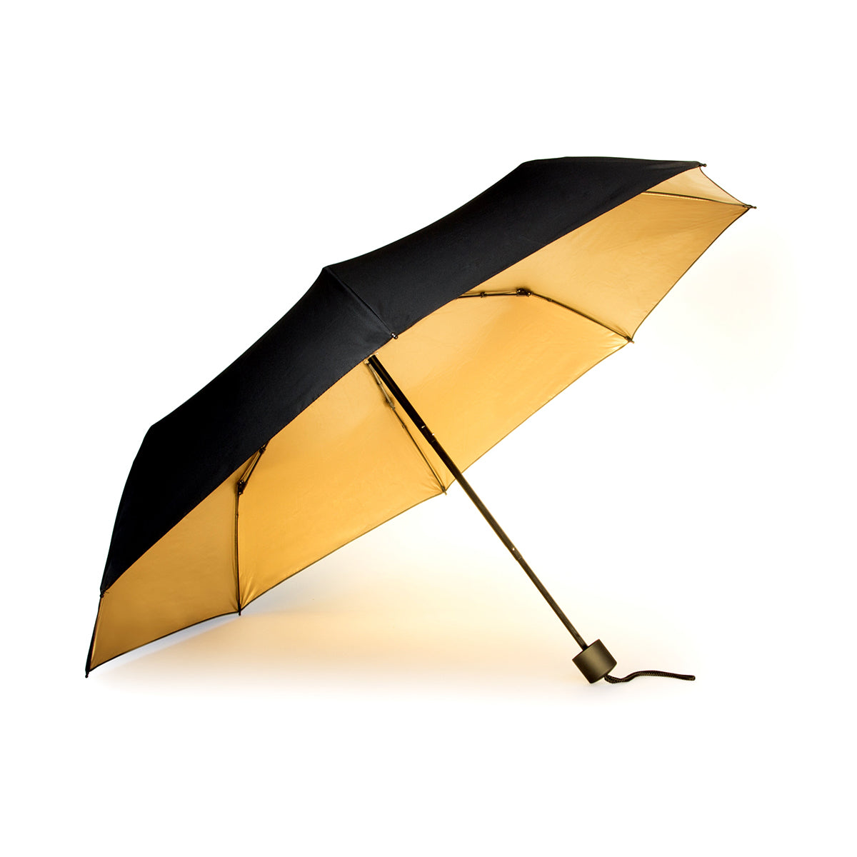 Suck UK Umbrella Black & Gold