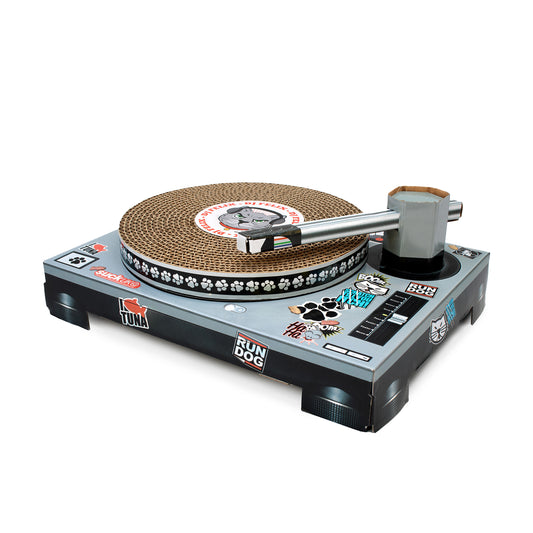 Suck UK Cat Playhouse Scratch Turntable