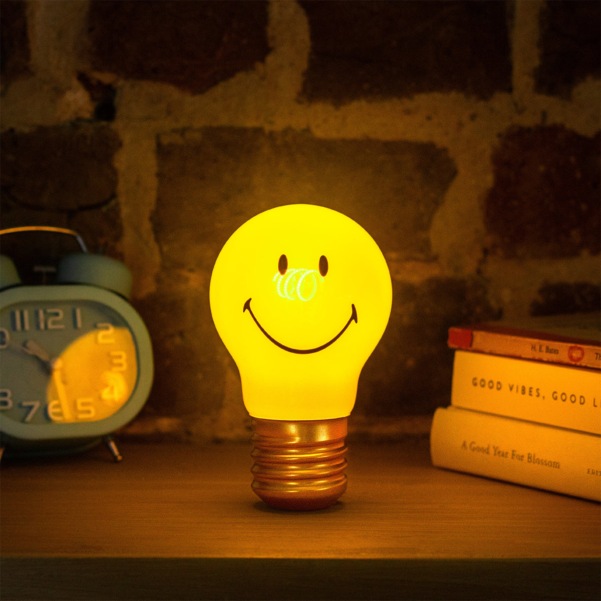 Suck UK Cordless Lightbulb Smiley LED Light LED Light