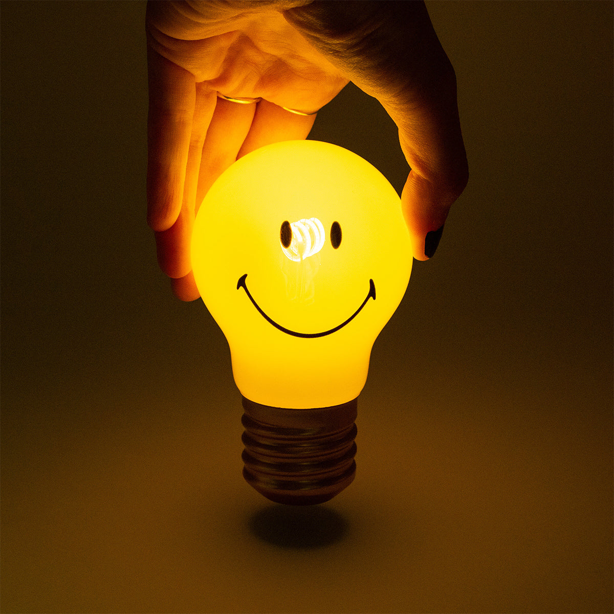 Suck UK Cordless Lightbulb Smiley LED Light LED Light