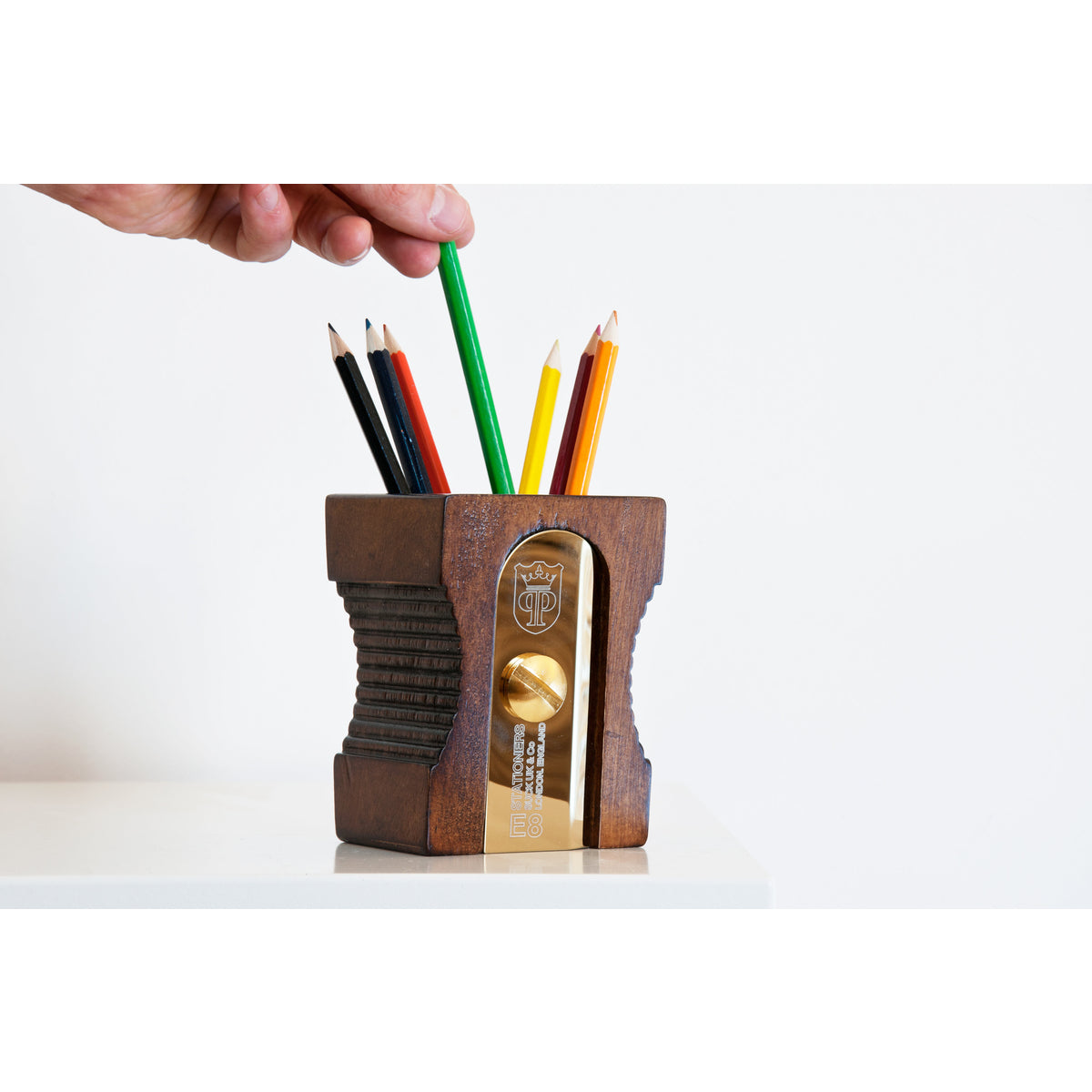 Sharpener Desk Tidy Dark