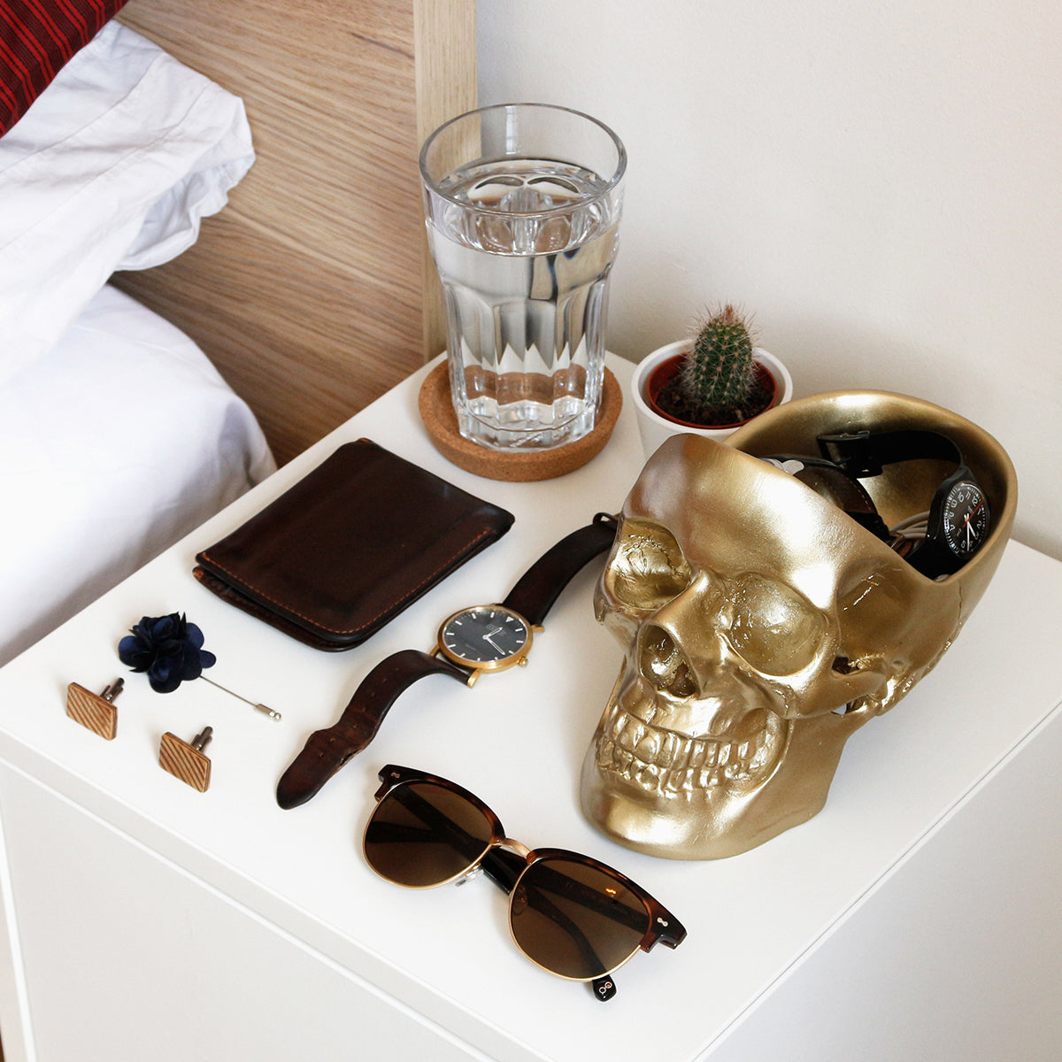 Skull Tidy Gold