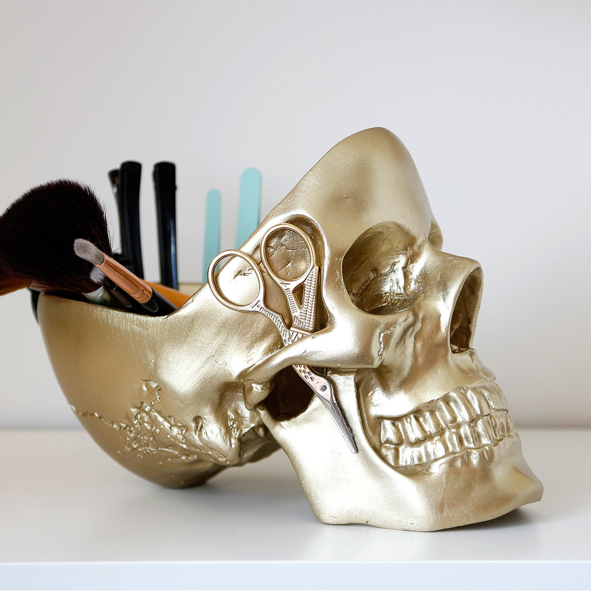 Skull Tidy Gold