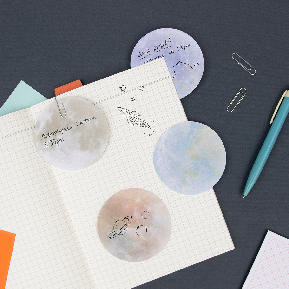 Suck UK Sticky Notes Planets