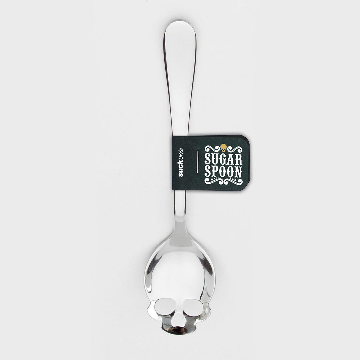 Skull Sugar Spoon Silver