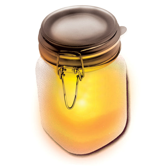 Suck UK Sun jar Yellow Solar Lamp Solar Lamp