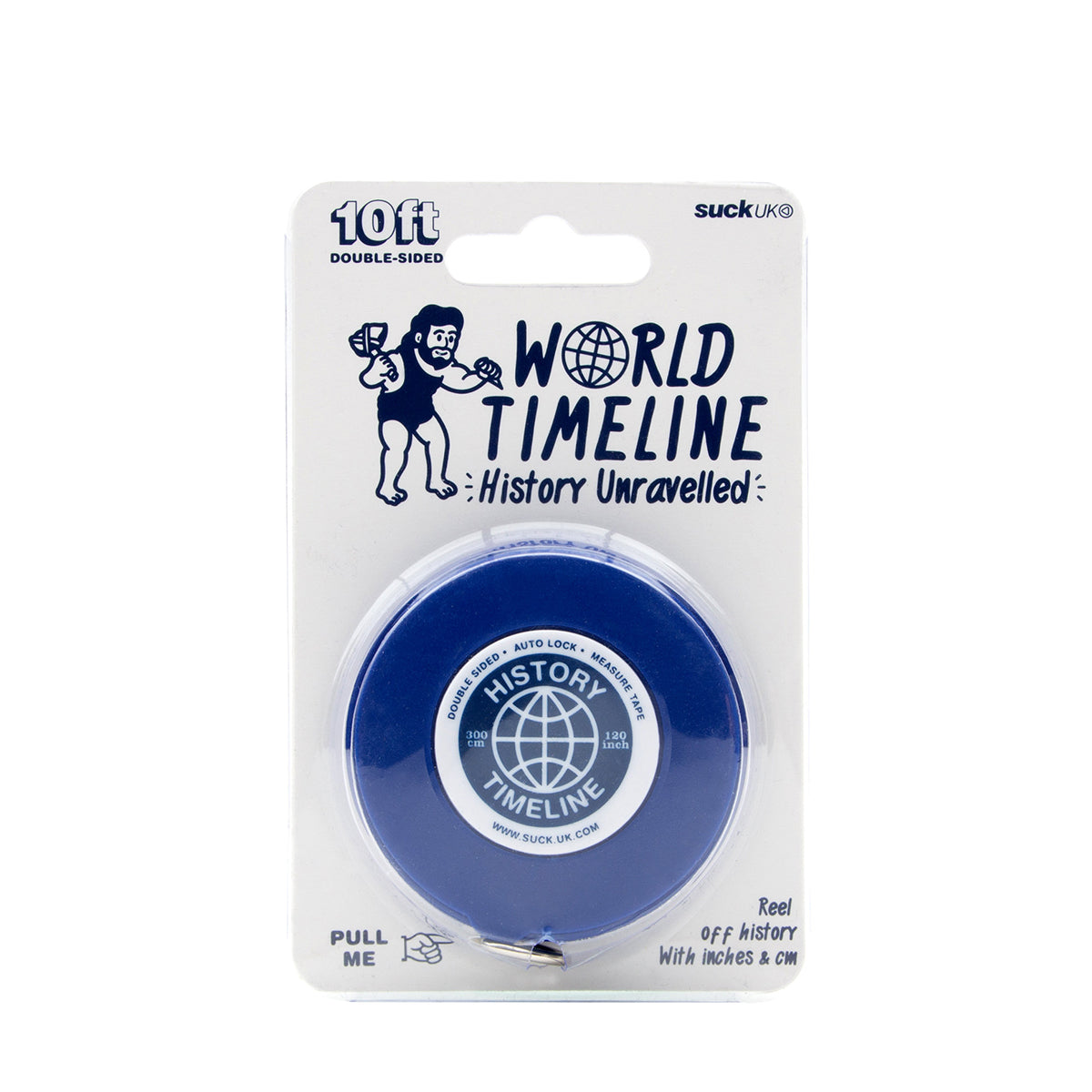 Suck UK Tape Measure World Timeline