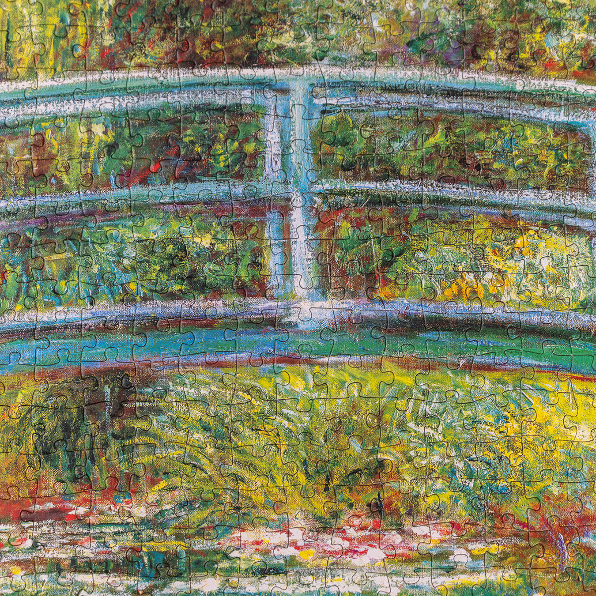Today Is Art Day Art Puzzle Claude Monet Bridges and Waterlillies