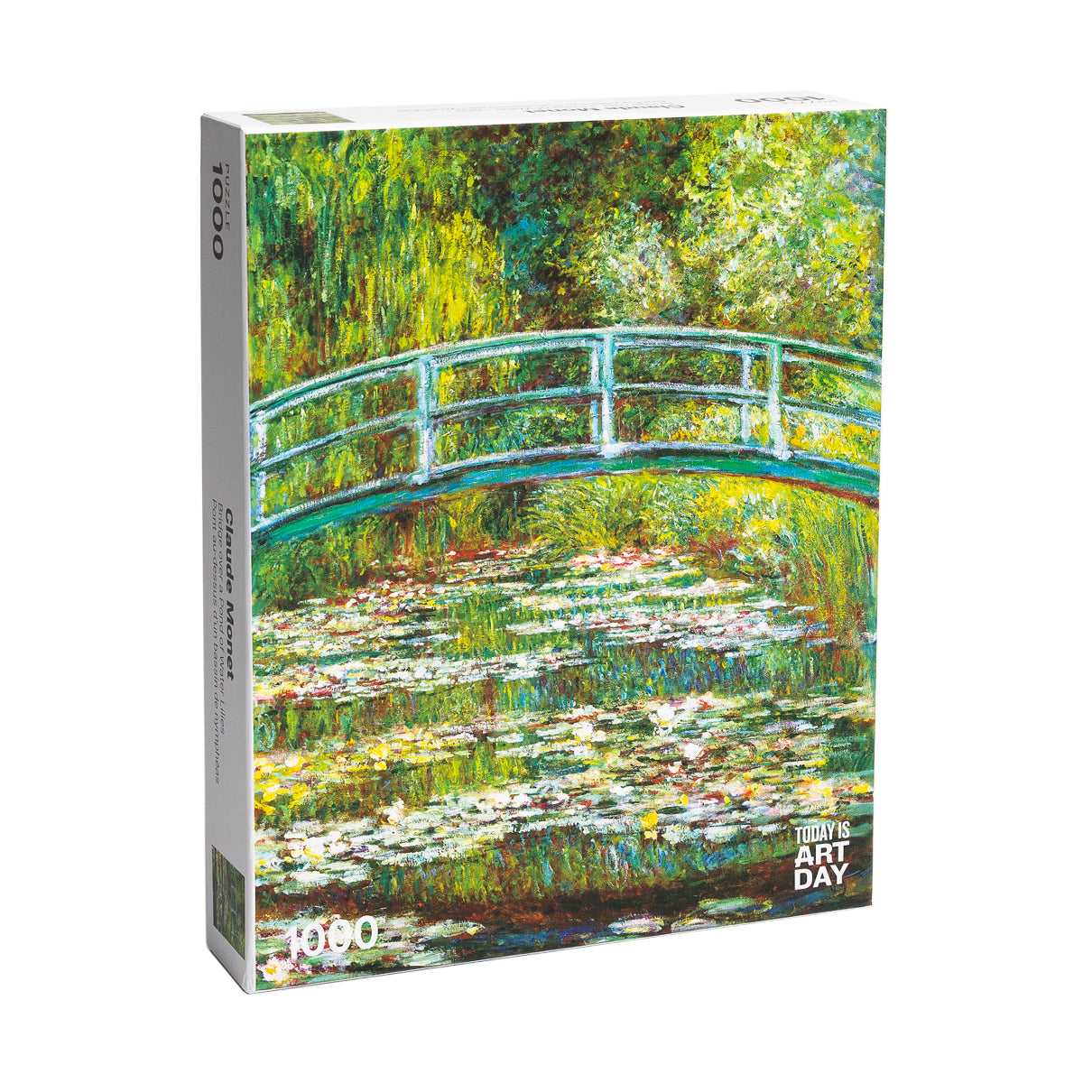 Today Is Art Day Art Puzzle Claude Monet Bridges and Waterlillies
