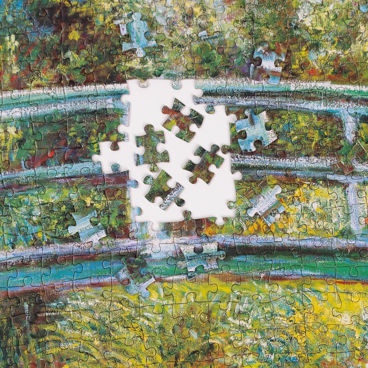 Today Is Art Day Art Puzzle Claude Monet Bridges and Waterlillies