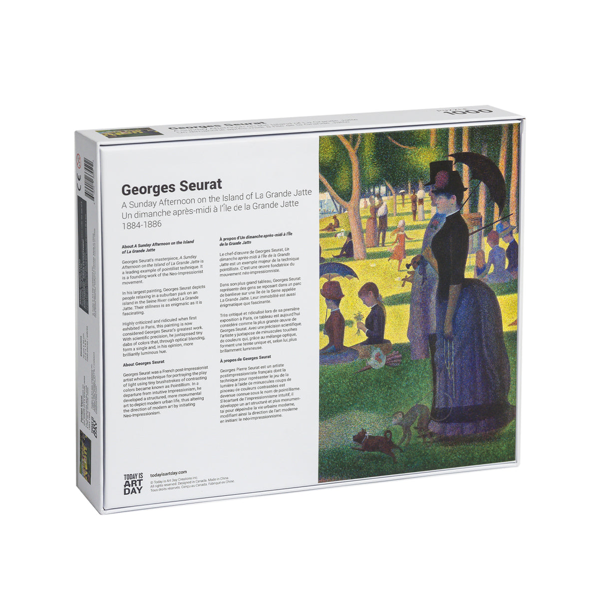 Today Is Art Day Art Puzzle Georges Seurat Sunday Afternoon