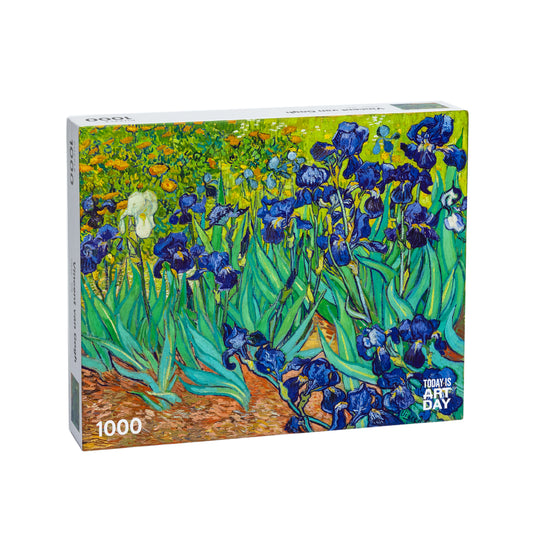 Today Is Art Day Art Puzzle Vincent Van Gogh Irises