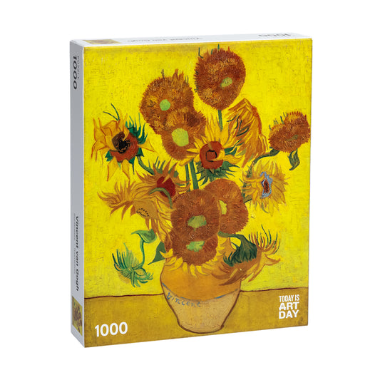 Today Is Art Day Art Puzzle Vincent Van Gogh Sunflowers