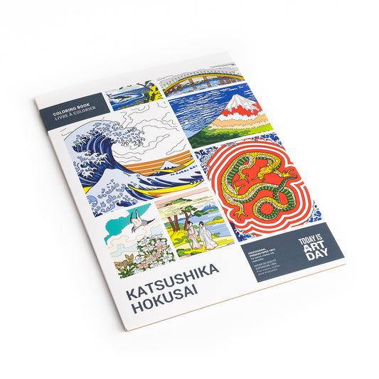 Today Is Art Day Colouring Book Hokusai