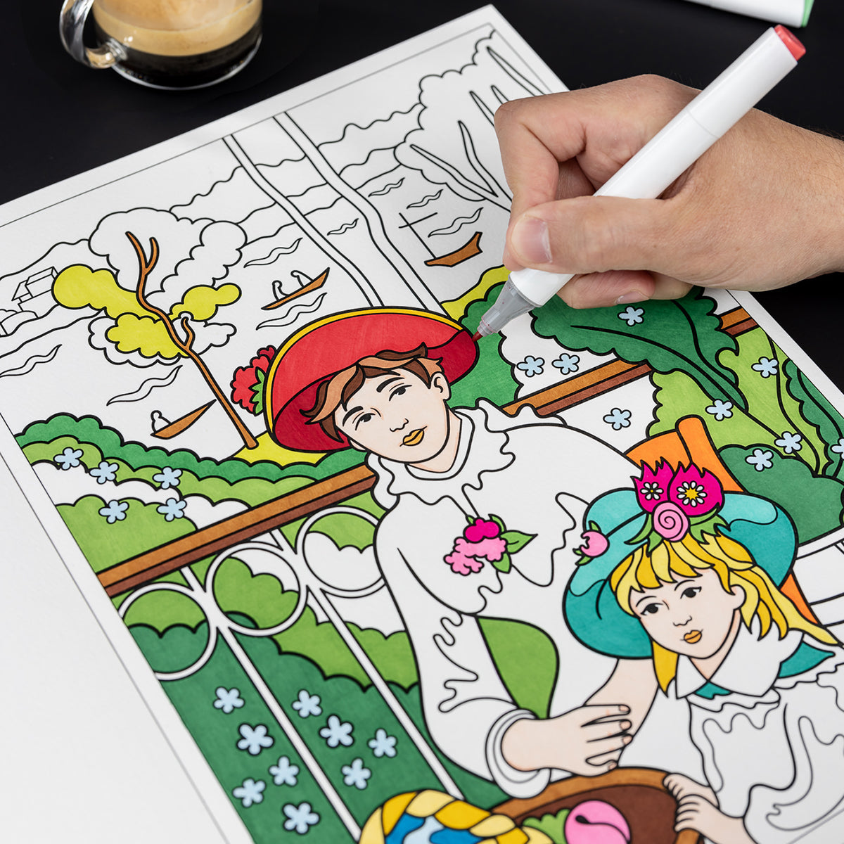 Today Is Art Day Colouring Book Impressionism