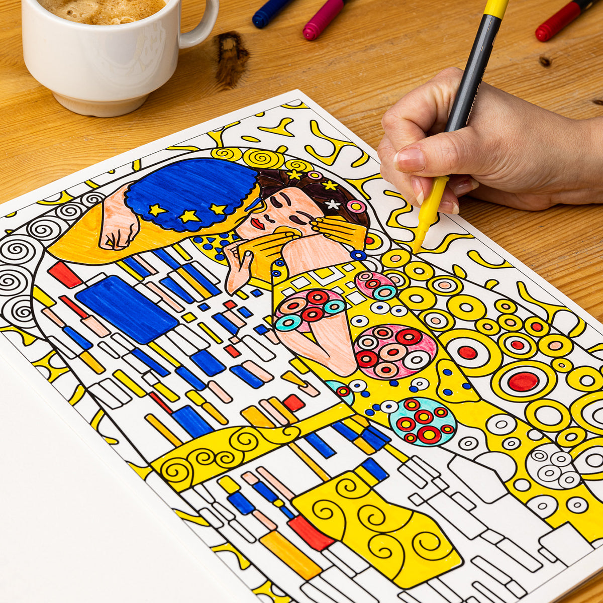 Today Is Art Day Colouring Book Masterpieces