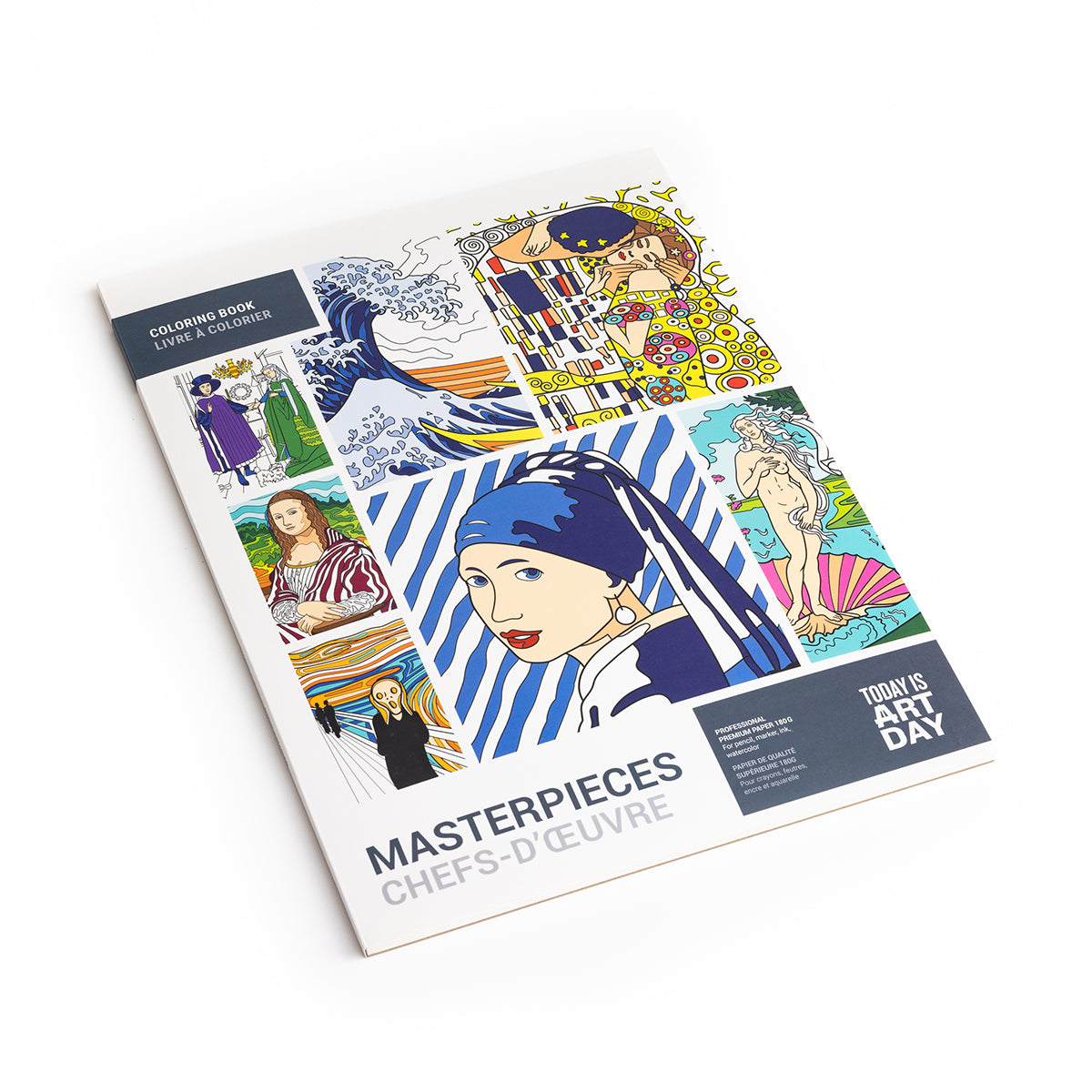 Today Is Art Day Colouring Book Masterpieces
