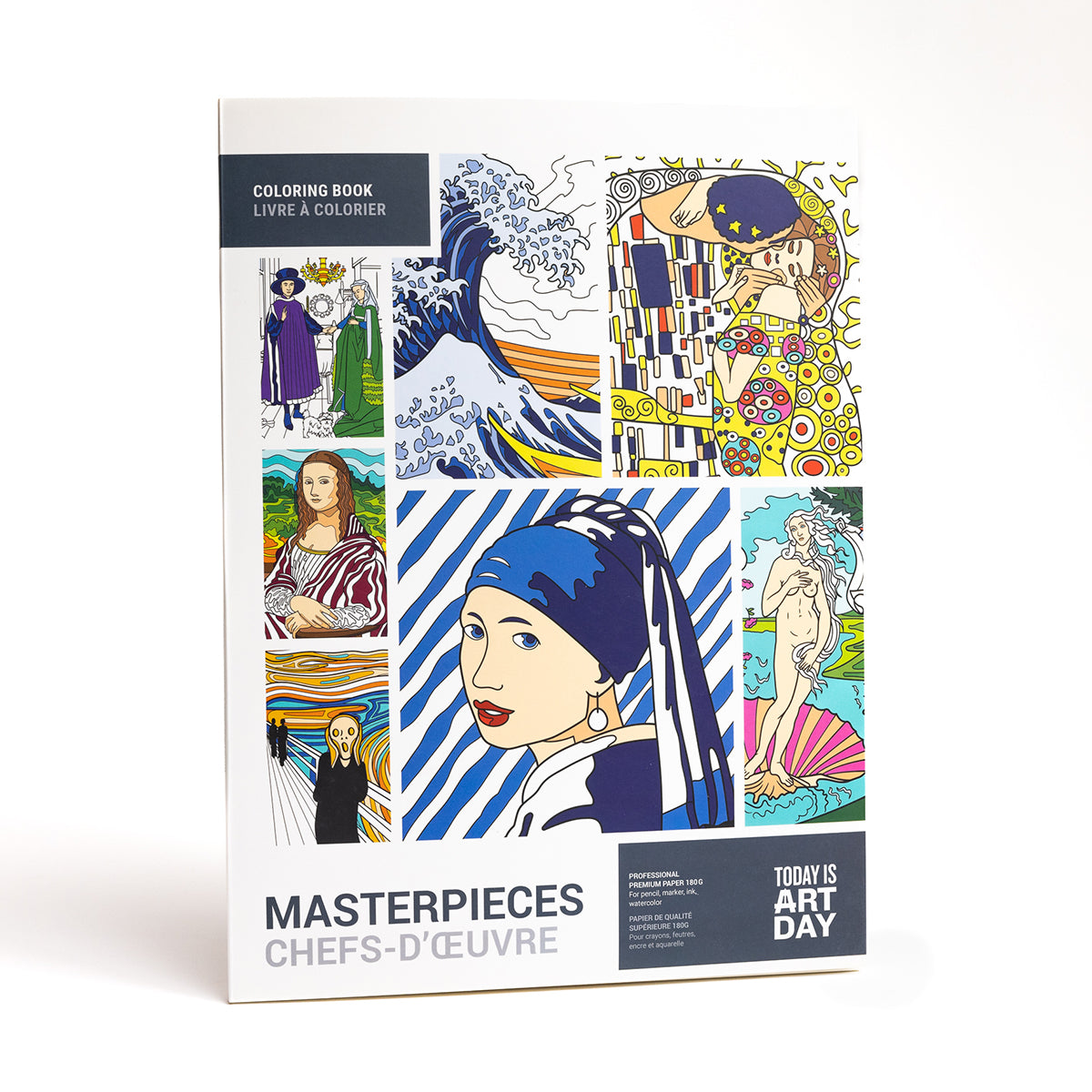 Today Is Art Day Colouring Book Masterpieces