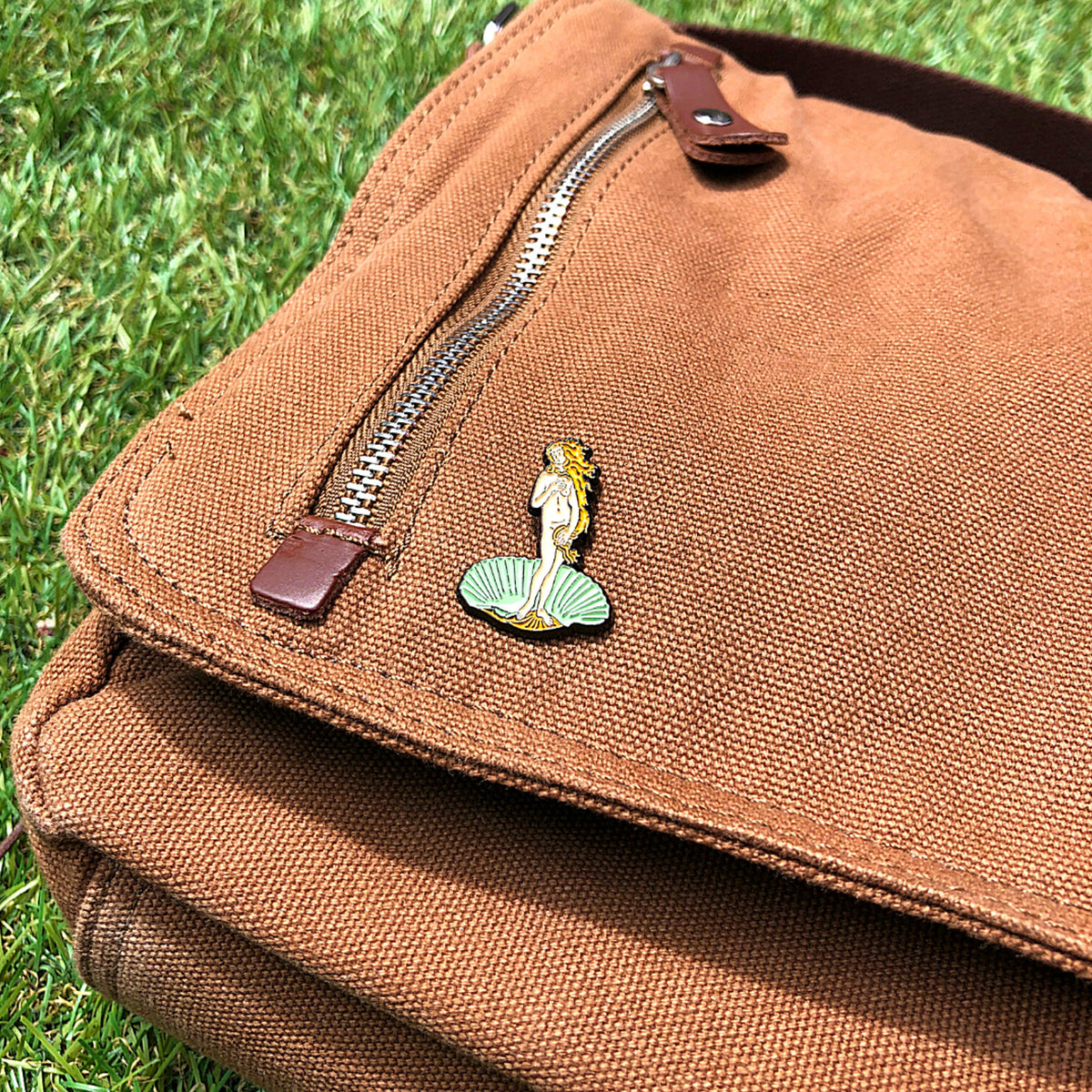 Today Is Art Day Enamel Pin Botticelli Birth of Venus