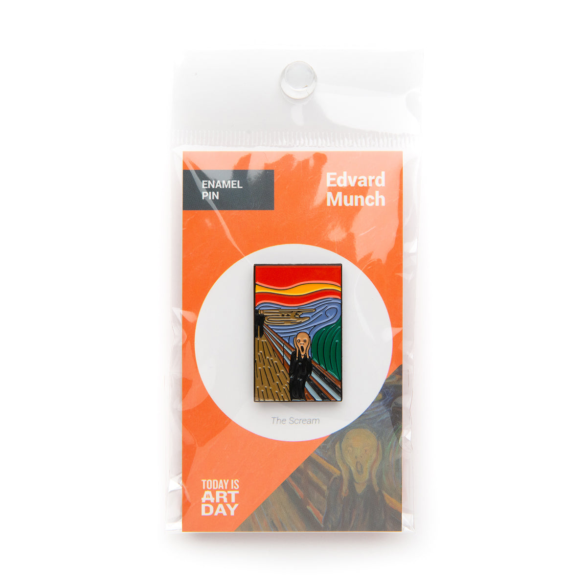 Today Is Art Day Enamel Pin Edvard Munch The Scream