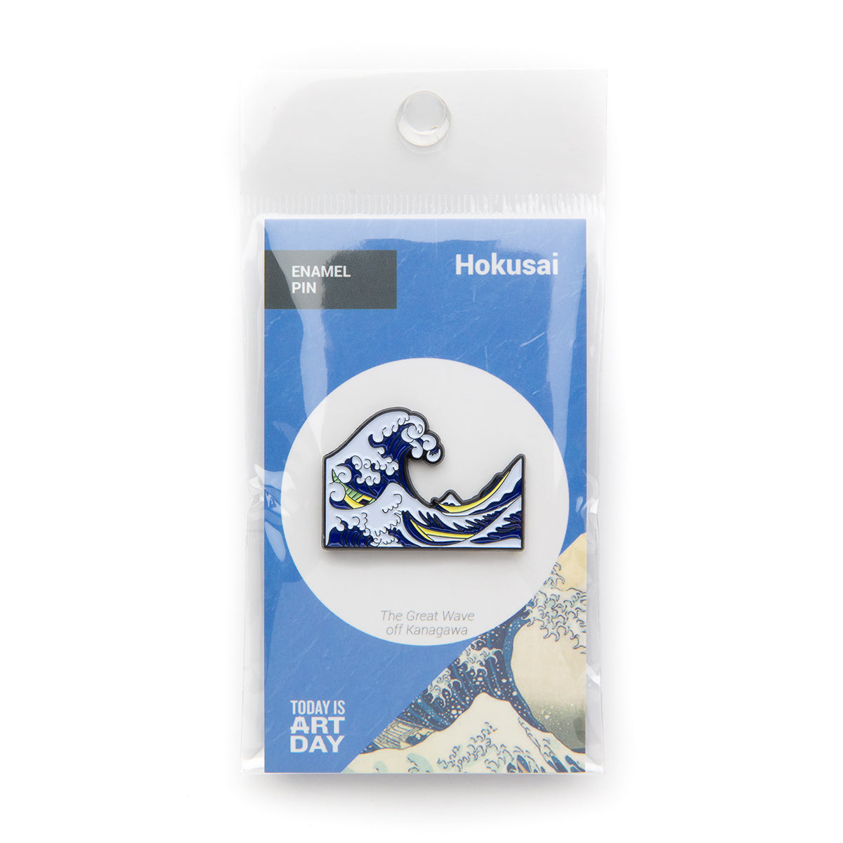 Today Is Art Day Enamel Pin Hokusai The Great Wave